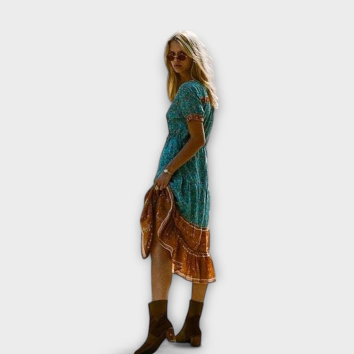 Alexandra - Boho Midi Dress