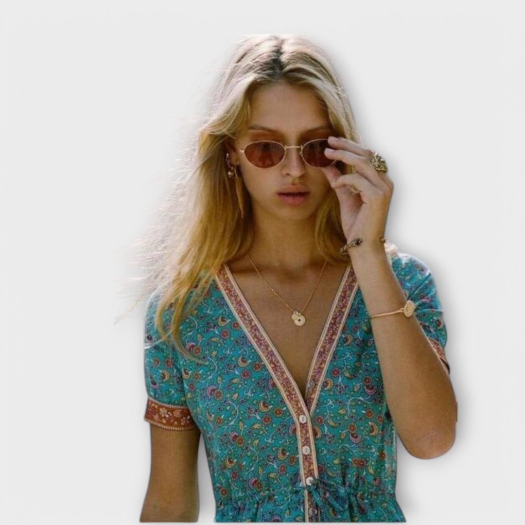 Alexandra - Boho Midi Dress