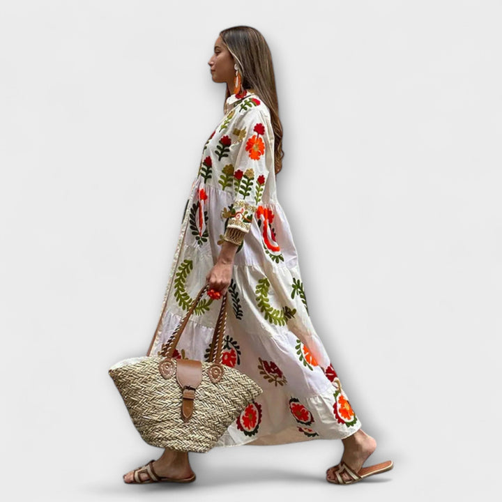 Marcela - Elegant Floral Dress