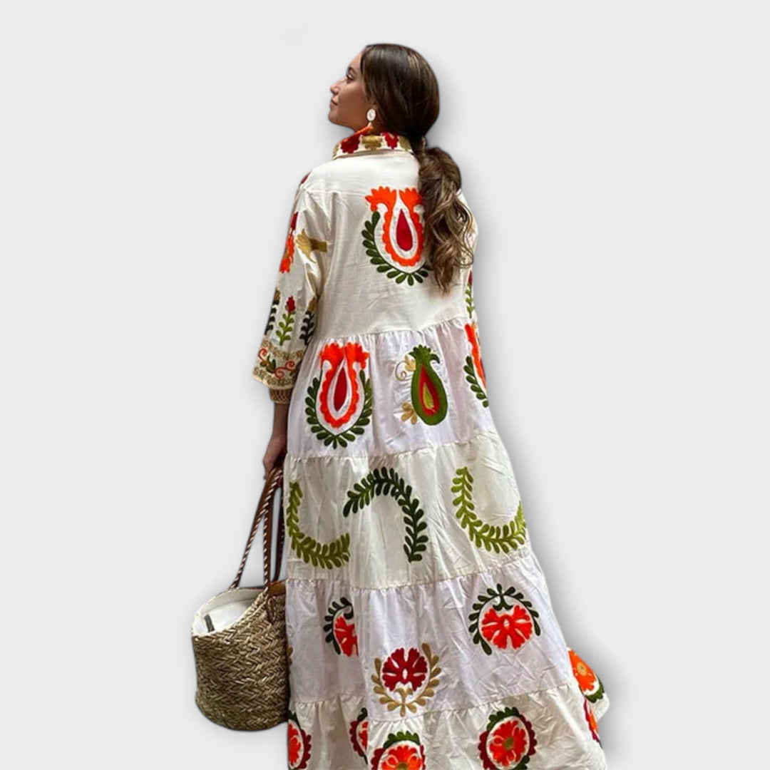 Marcela - Elegant Floral Dress