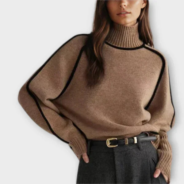Emilia - Soft and Elegant High Neck Sweater