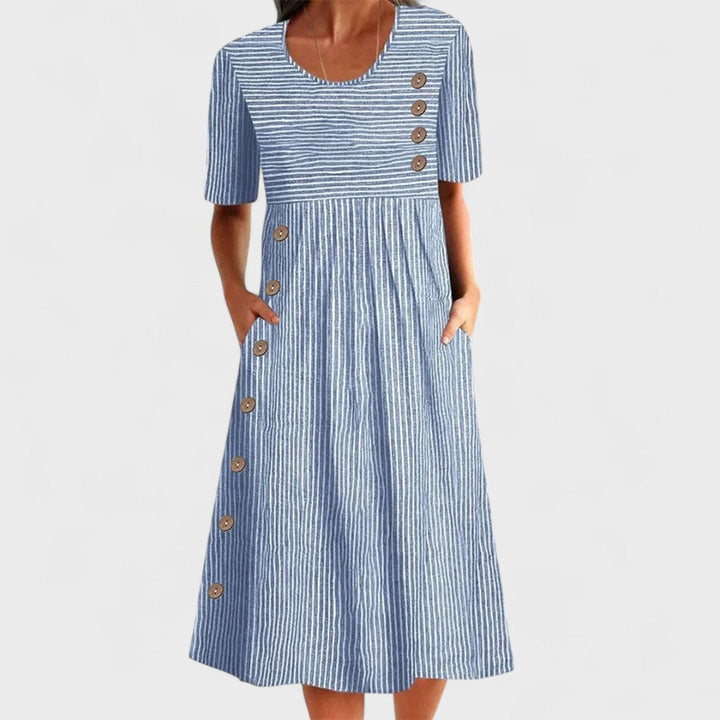 Sofia - Striped Summer Dress