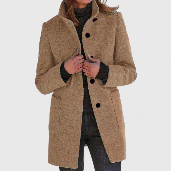 Clara - Classic Wool Blend Coat