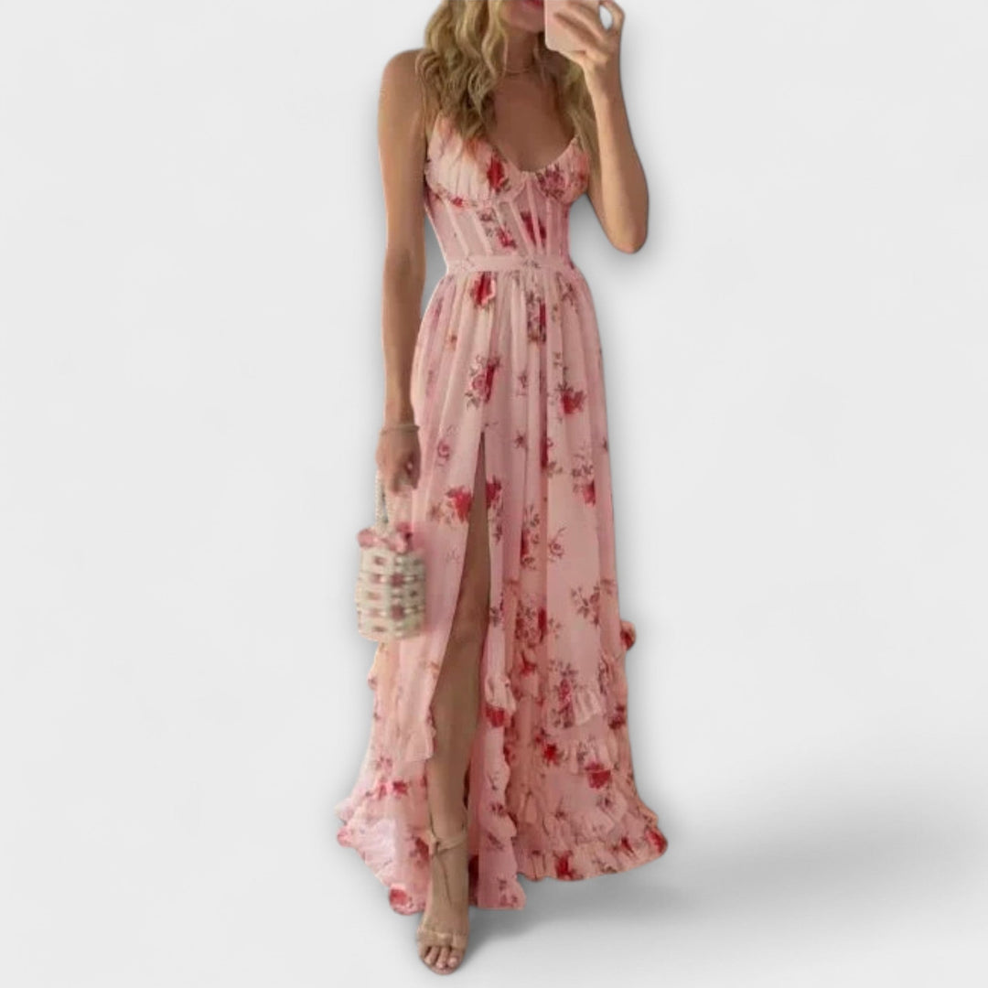 Joana - Dress with Floral Pattern