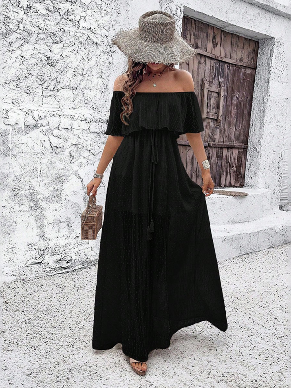 Beatriz - Maxi dress with off-the-shoulder design