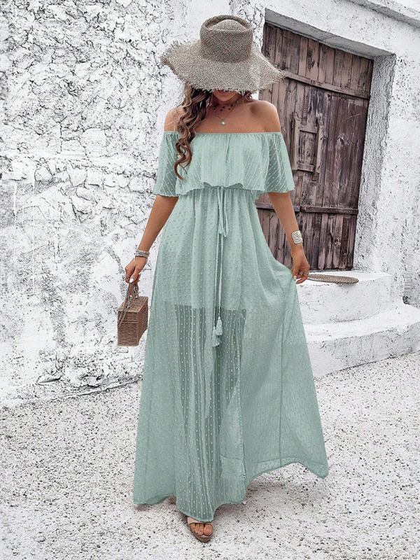 Beatriz - Maxi dress with off-the-shoulder design
