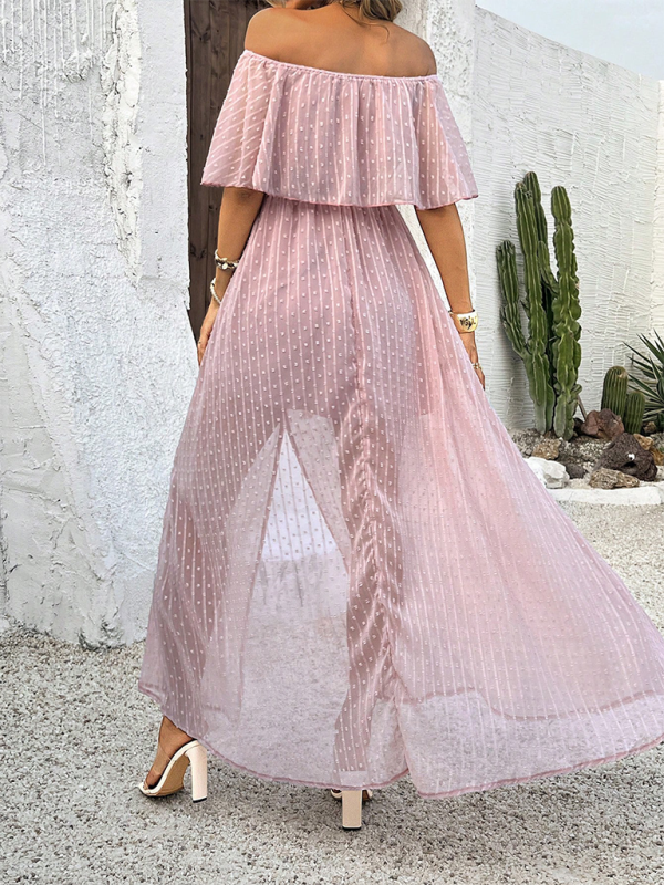 Beatriz - Maxi dress with off-the-shoulder design