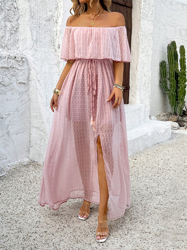 Beatriz - Maxi dress with off-the-shoulder design
