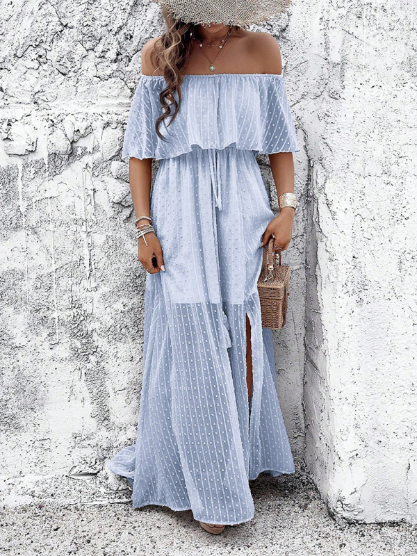 Beatriz - Maxi dress with off-the-shoulder design