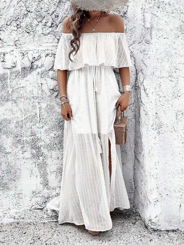 Beatriz - Maxi dress with off-the-shoulder design