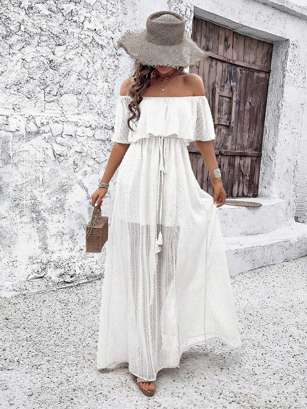 Beatriz - Maxi dress with off-the-shoulder design