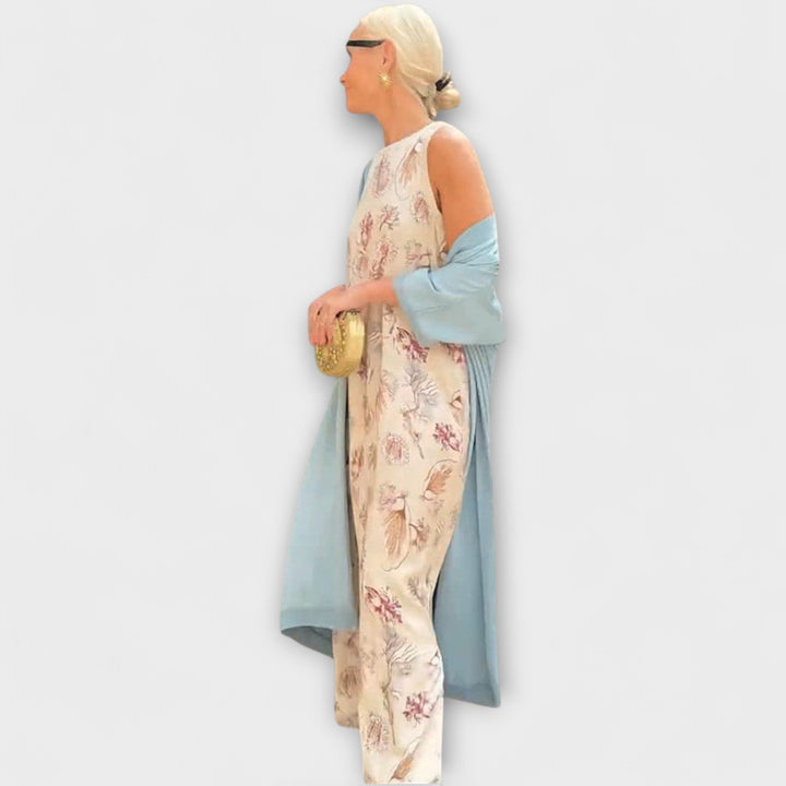 Julia – Maxi dress with matching cardigan