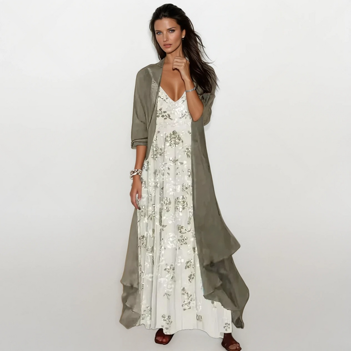 Mila - Elegant Green Dress
