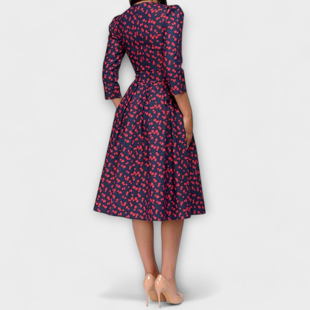 Carolina - Elegant Knee-Length Dress