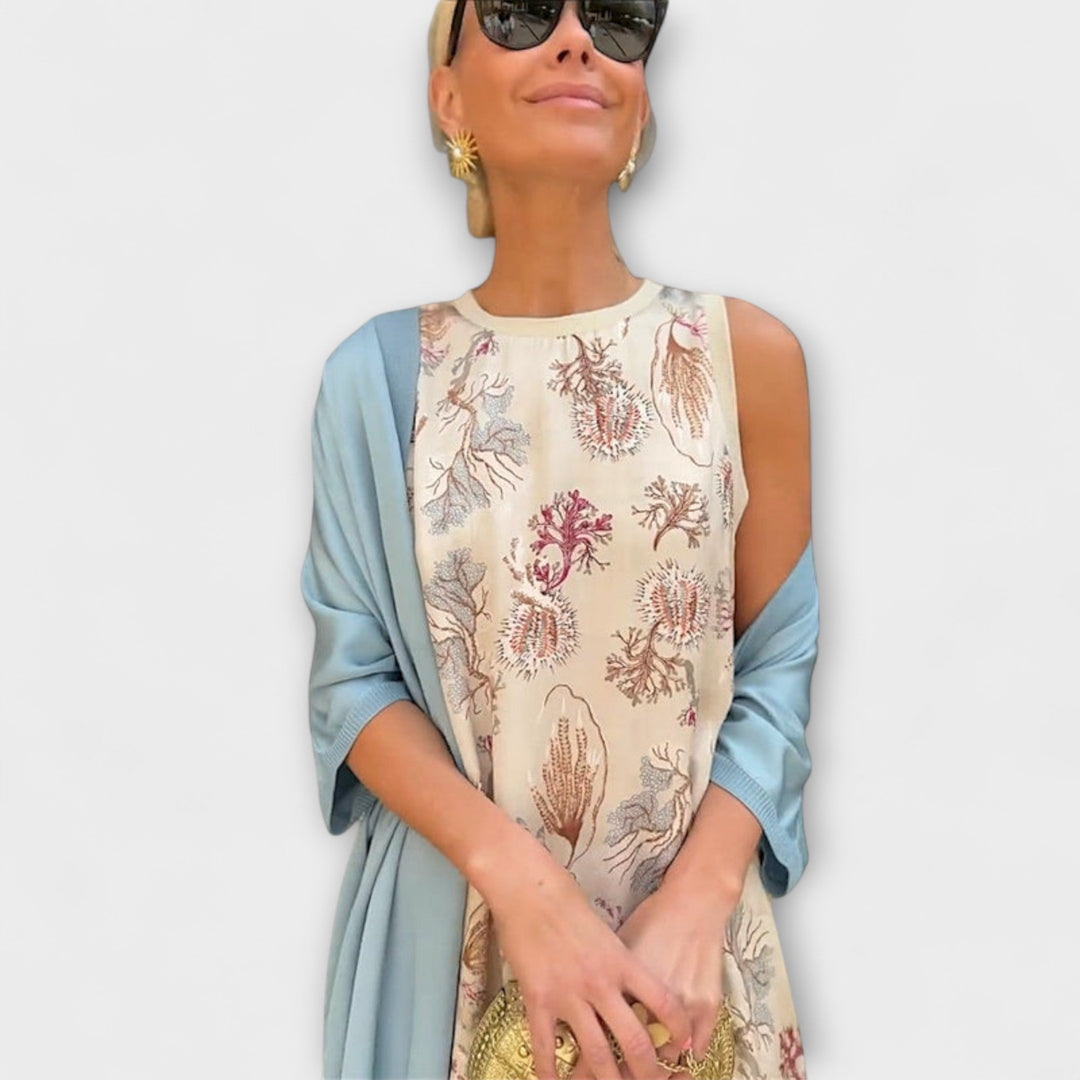 Julia – Maxi dress with matching cardigan
