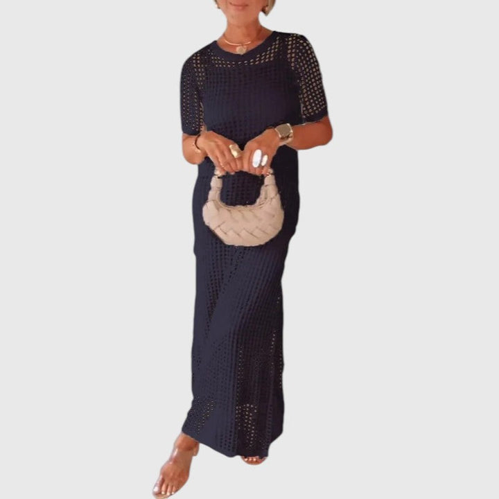Rute - Long dress with cut-outs